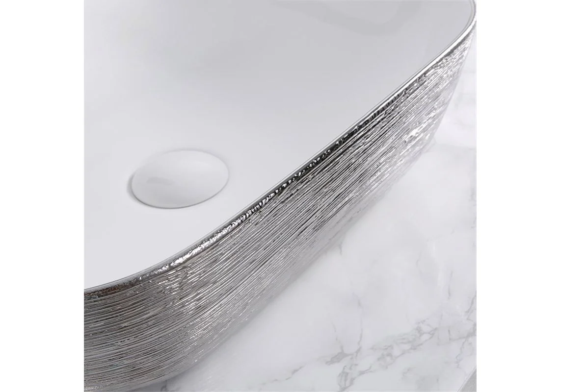 Приобрести раковина-чаша ceramalux d1302h020 45 см серый