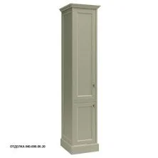 Caprigo Пенал GREENWICH 50 см, зеленый, белый, эмаль