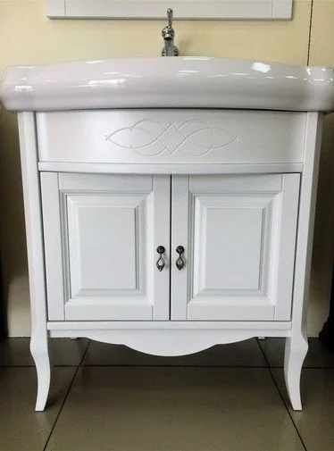 Приобрести opadiris тумба напольная с раковиной лоренцо 60 см, белая матовая