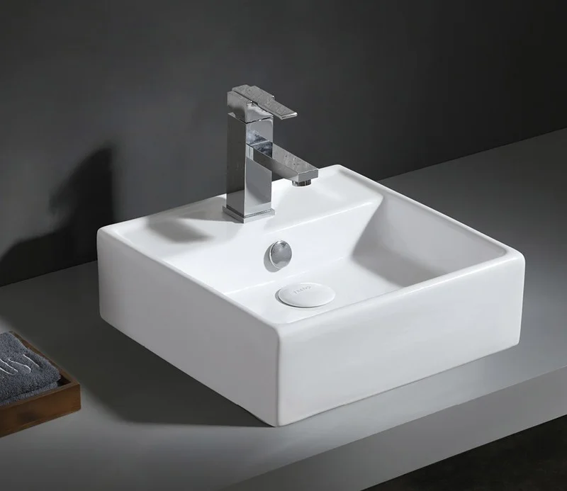 Приобрести azario раковина накладная 38х38 см, белая az4148