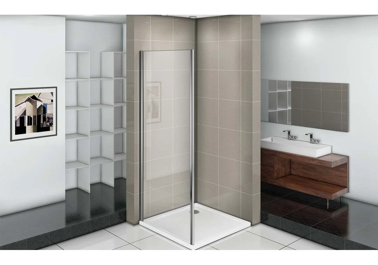 Приобрести стенка боковая bas infinity sp-80-g-ch 80 см (матовое стекло)