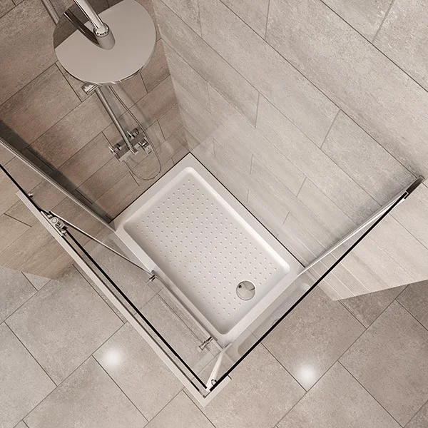 Приобрести ограждение душевое mirsant arena square 120х80 см хром/прозрачное