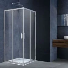 Vincea Душевое ограждение Rapid 80х90 см, прозрачное, хром VSS-3R80/90CL