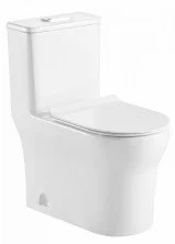 Azario Напольный унитаз-компакт Sinto, c дюропласт. крышкой с микролифтом AZ-1098