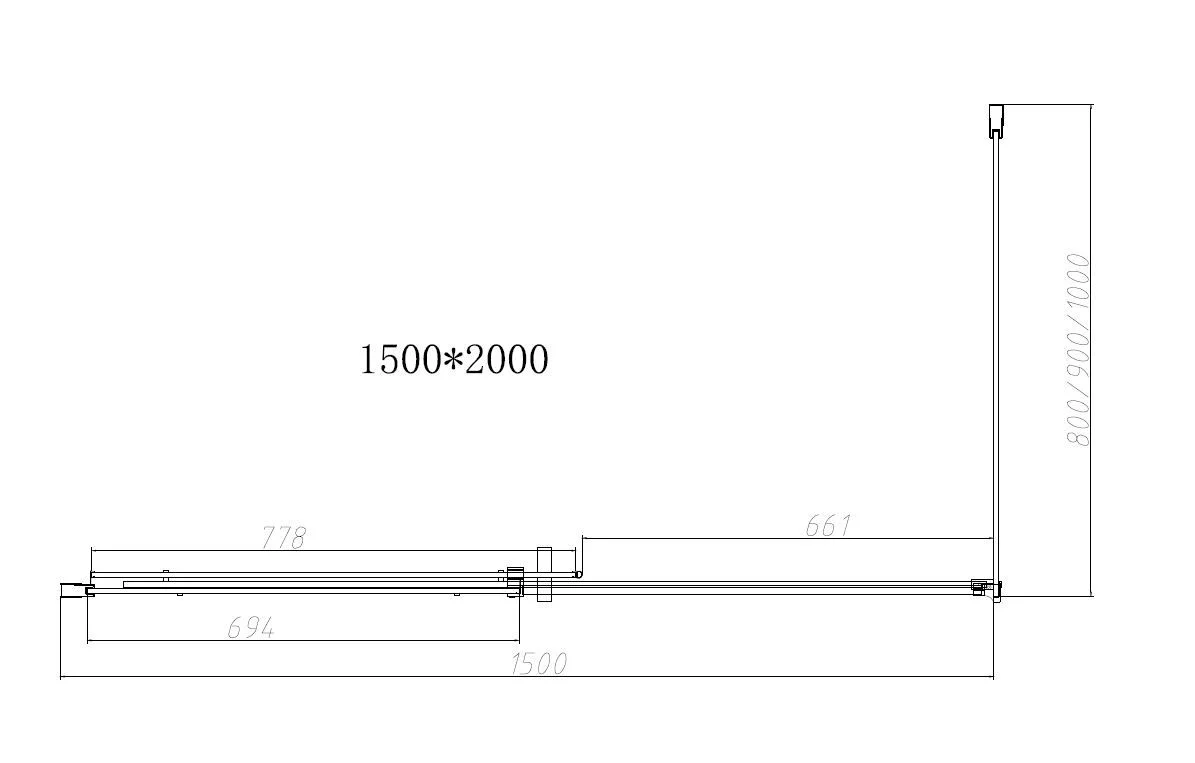 Приобрести vincea душевое ограждение dice 90х150 см, прозрачное, хром vsr-4d9015cl