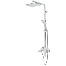 Grocenberg Душевая система, белая\хром GB7007WC