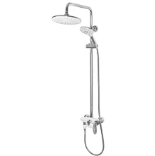 Grocenberg Душевая система, белая\хром GB7001WC