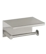 Boheme Держатель для туалетной бумаги с крышкой Uno Nickel Brush 10971-NB