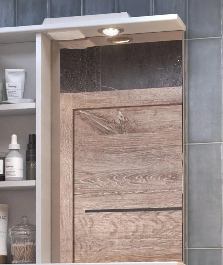 Приобрести vigo зеркало-шкаф callao 60 см, со спотом, левое, белое z.cal.60.r.el