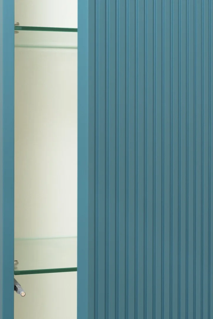 Приобрести шкаф-пенал подвесной monaco 35 см. аквамарин