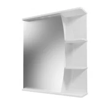 Mirsant Зеркало шкаф Фарида Парус 20/1 60 см, белое, УТ000094826