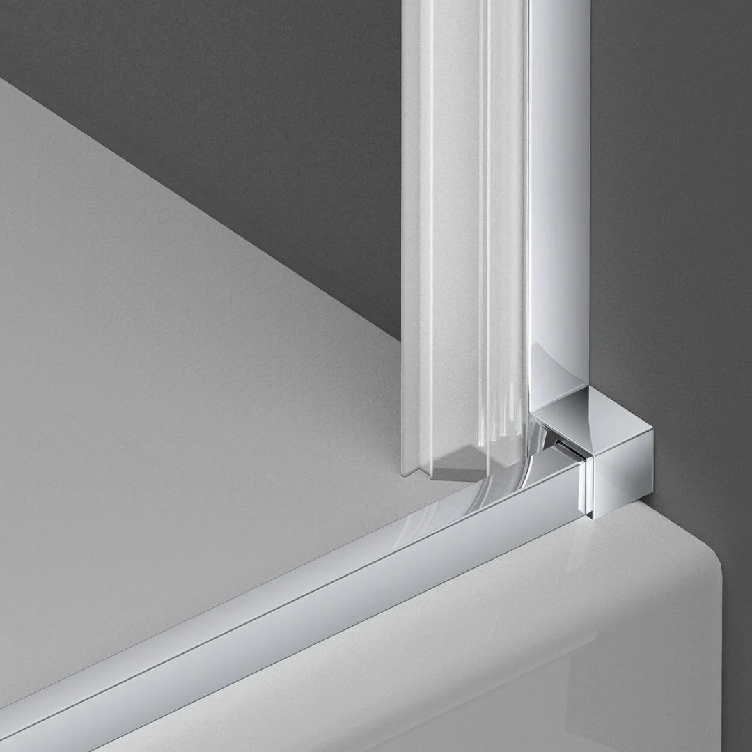 Приобрести vincea душевая дверь alpha 90 см, прозрачное, черная vdp-3al900clb