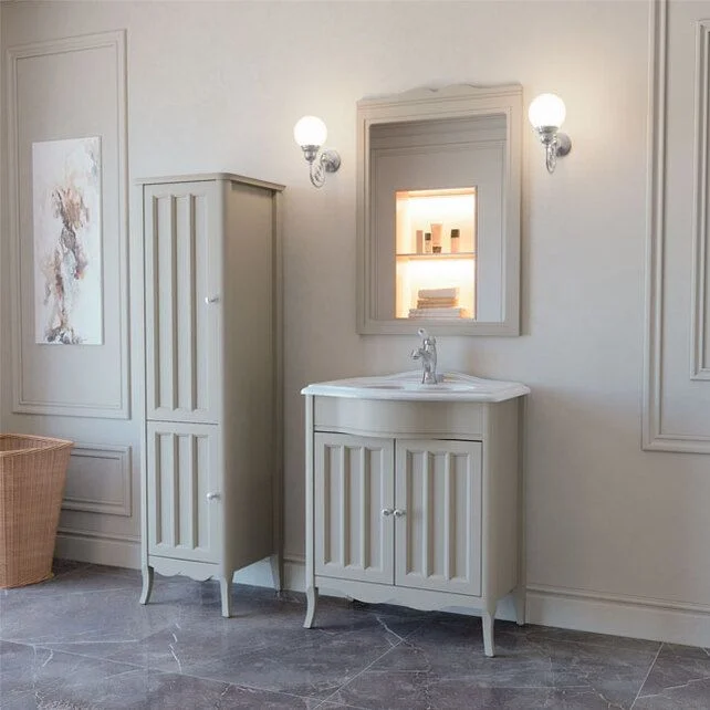 Приобрести caprigo тумба с раковиной marsel 70 см, керамик