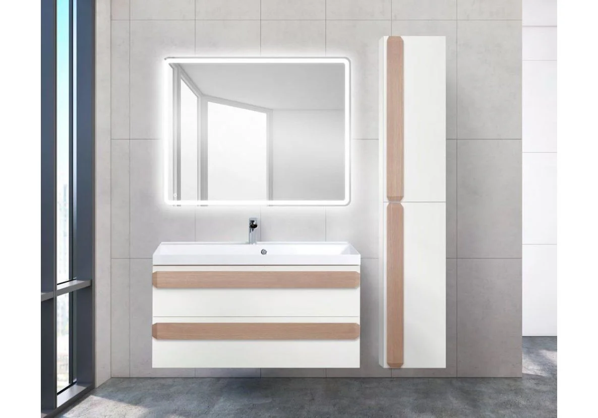 Приобрести пенал подвесной belbagno aurora-1600-2a-sc-bl-p-r 35 см, правый, bianco lucido