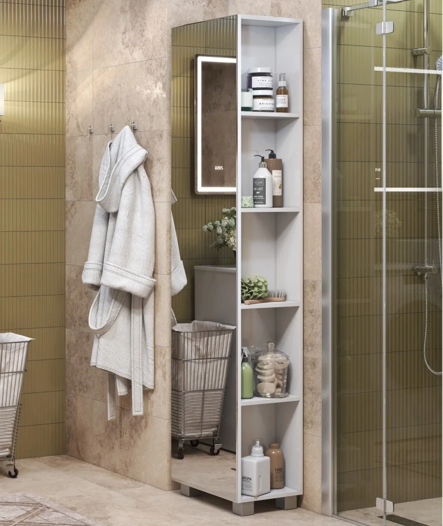 Приобрести vigo пенал urban, напольный, 45см, белый\зеркальный pn.urb.45