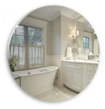 Azario Зеркало Саванна D1000мм , белый, сенсорный выключатель, LED00002465