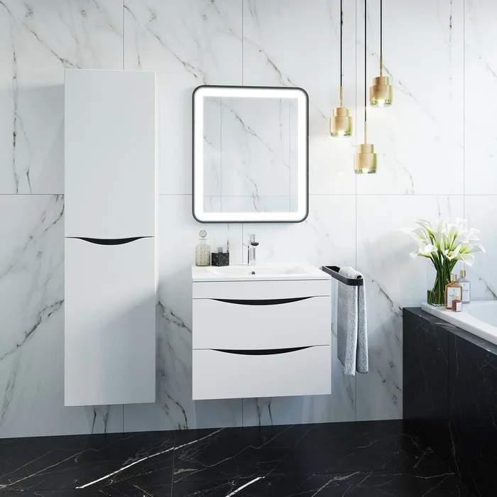 Приобрести iddis тумба подвесная cloud с раковиной 60 см. белая clo60w0i95