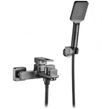Смеситель для ванны ViEiR Sera с ручным душем, графит/Gun Metal V353531G