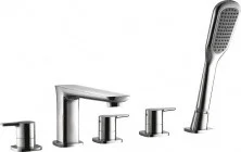 CEZARES Смеситель на борт ванны TESORO, 5 отверстия, хром TESORO-F-BVD5-01