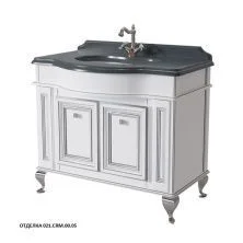 Caprigo Тумба с раковиной FRESCO 100 см, белая, эмаль