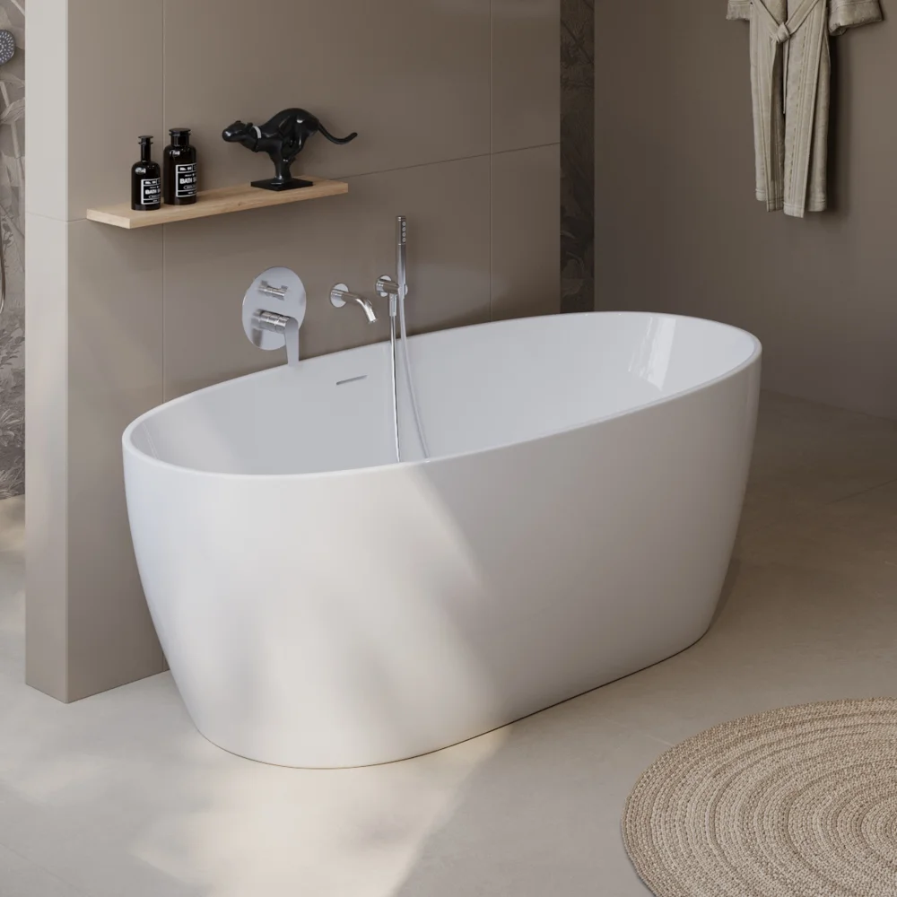Приобрести belbagno акриловая ванна 170 х80 см, отдельно стоящая, белая bb414-1700-800