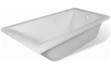 Aquanet Ванна из искусственного камня Bright Stone 170х75 см, белая