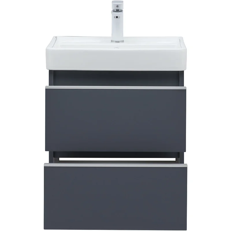 Приобрести aquanet тумба с раковиной вега 50 см, маренго