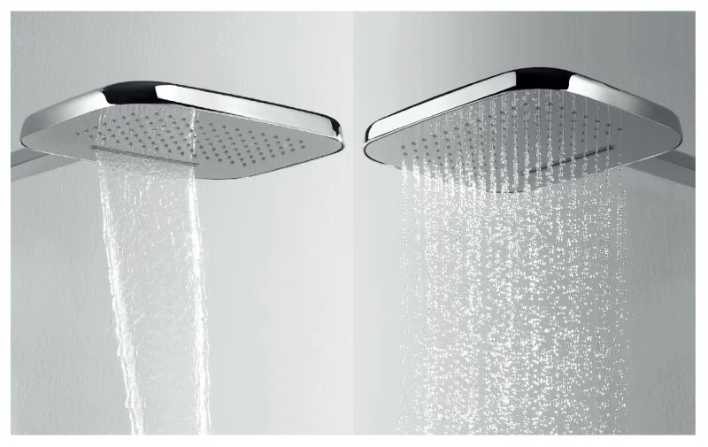 Приобрести cezares верхний душ tesoro 25х21см, двухрежимный, хром tesoro-f-td2p-01