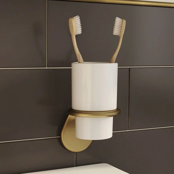 Приобрести iddis стакан для зубных щеток oldie, бронза oldbrc1i45