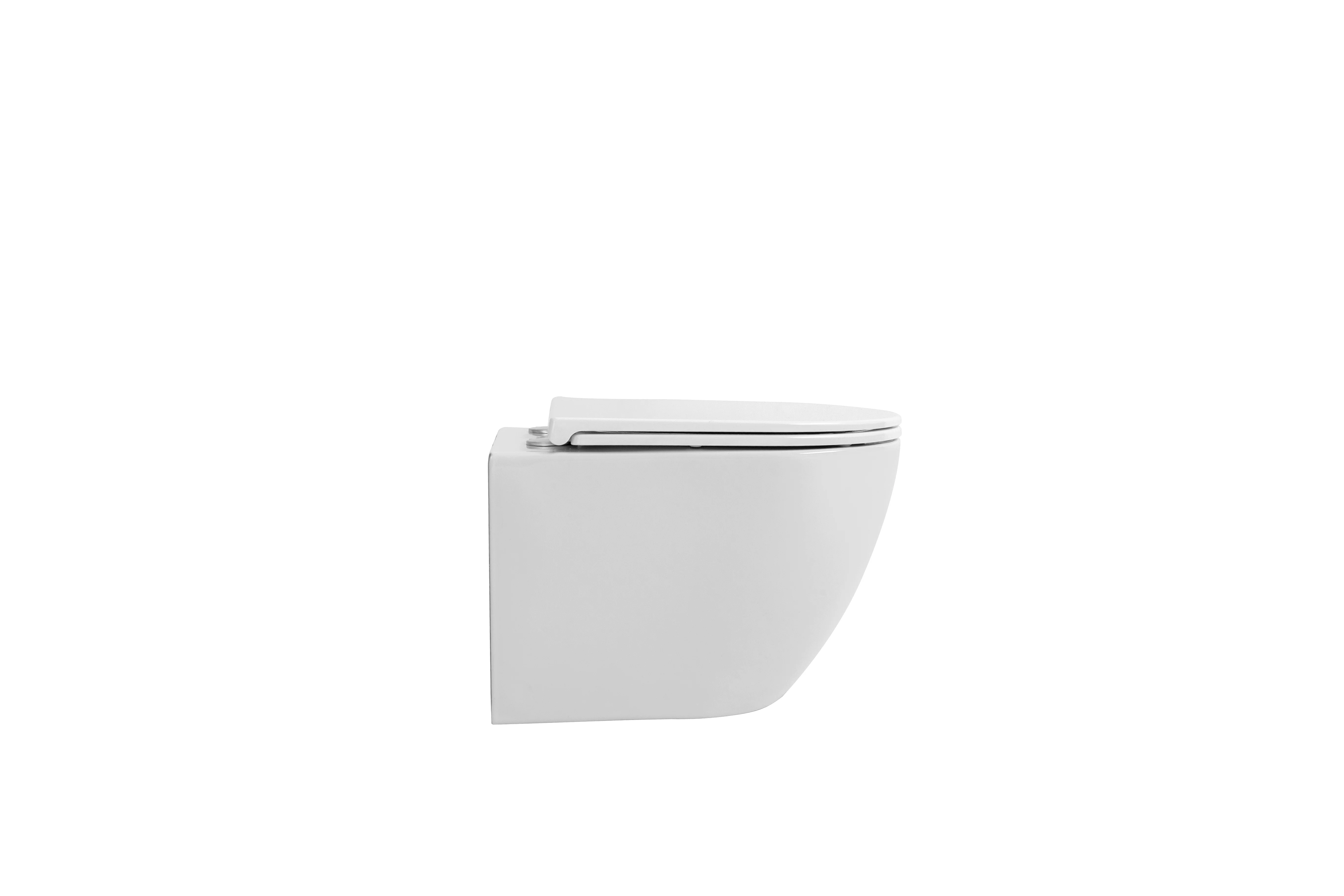 Приобрести sintesi подвесной безободковый унитаз evi с крышкой-сиденьем дюрапласт, микролифт