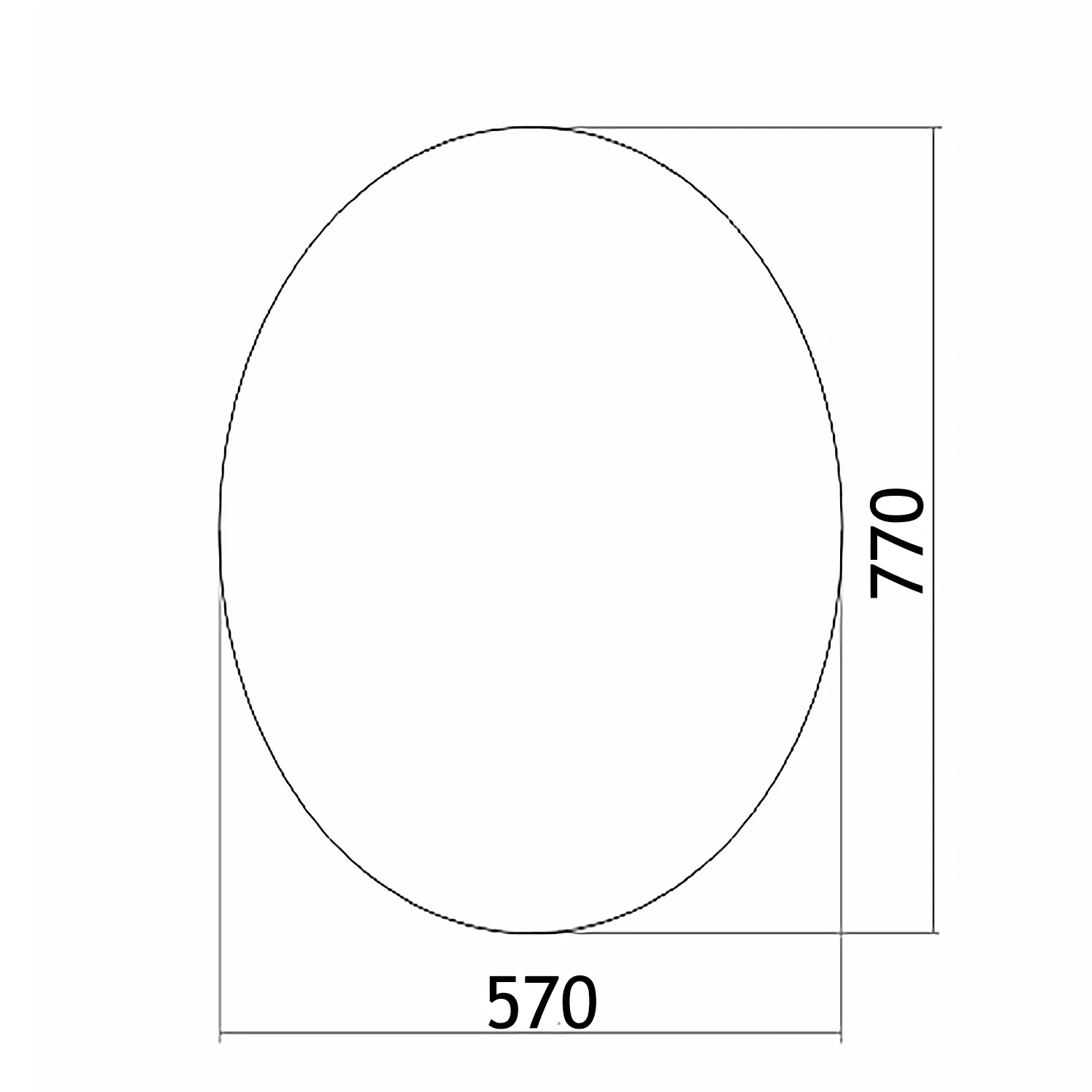 Приобрести loranto зеркало овал 57х77 см, (фр-00001120)