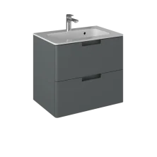 Briz Тумба подвесная с раковиной PRATO Grey 70 см, серая, матовая Т18-70