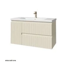 Caprigo Тумба с раковиной FORTE-Smalty TYPE 100 см, левая, кремовая