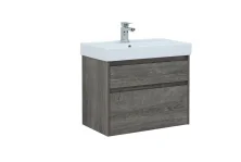Aquanet Тумба с раковиной Aquanet Nova 75 дуб рошелье (2 ящика)