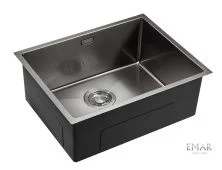 Emar Кухонная мойка 54х42 см, графит EMB-123A PVD Nano Dark
