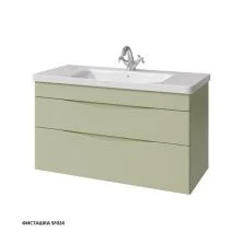 Caprigo Тумба с раковиной LENTO 100 см, фисташка