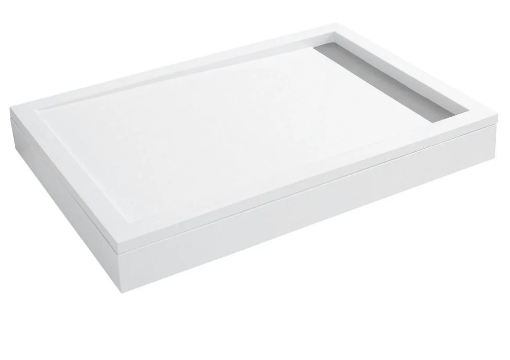 Приобрести aquanet душевой поддон stone lite 120x80 см, белый