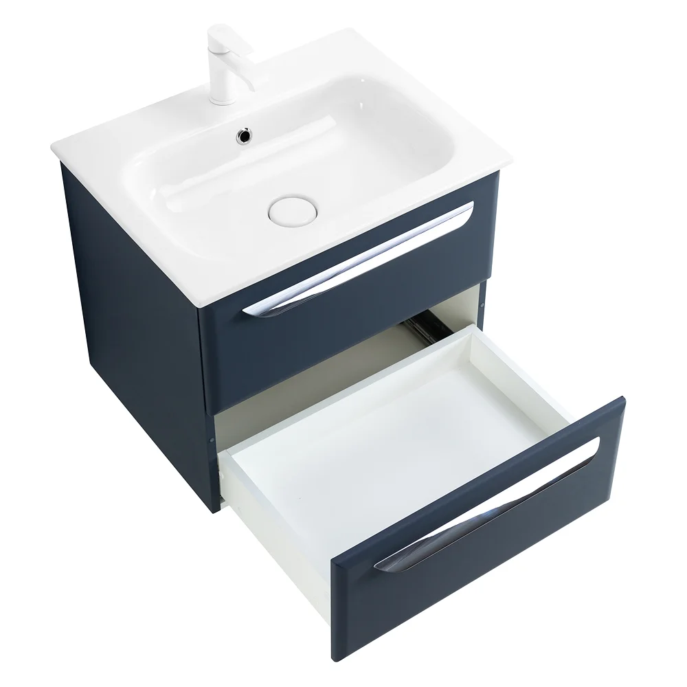 Приобрести cezares тумба подвесная с раковиной eco-cer 60 см grafito, графит eco-cer-600-2c-so-gr-p