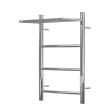 Полотенцесушитель электрический Point 400х600 Афина с полкой П3, хром PN04846P