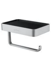 Держатель для туалетной бумаги с полкой WONZON & WOGHAND LOTTE, Хром (WW-8336)