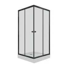 Triton Душевое Ограждение Вента БВ 100x100 см, черное Щ0000054463