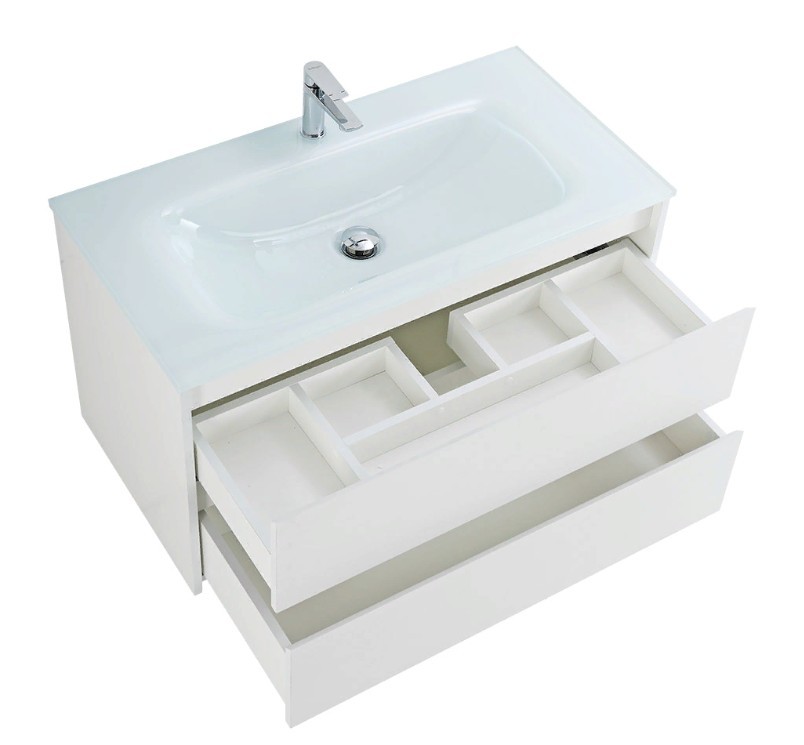 Приобрести тумба подвесная с раковиной belbagno kraft-900-2c-so-bo 90 см, bianco opaco