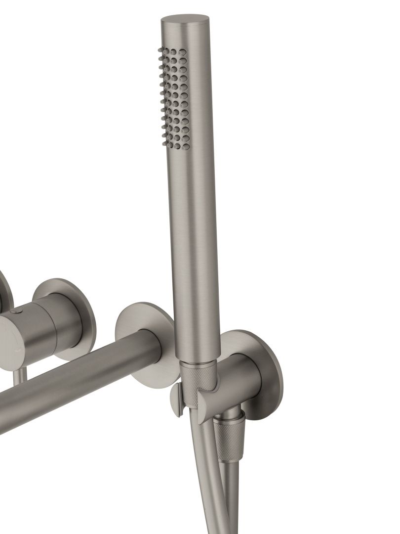 Приобрести смеситель для ванны встраиваемый wonzon & woghand stick, брашированный никель (ww-889017-bn)