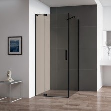 Cezares Душевое ограждение SLIDER 100х80 см, бронза\черный SLIDER-AH-1-80-100/110-BR-NERO