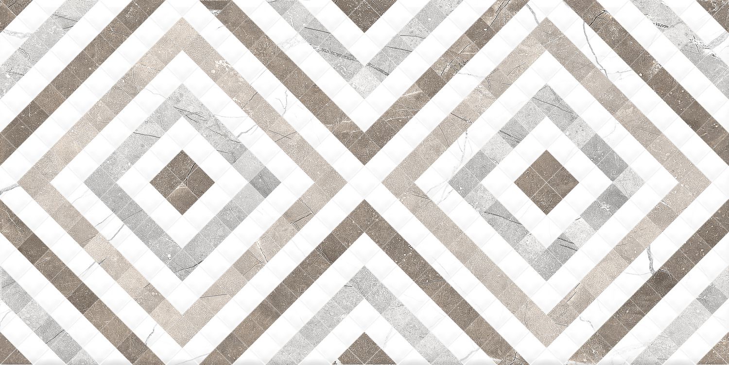 Приобрести global tile плитка керамическая siluet gt бел. 50*25 _орнамент 1 \74,25 gt123vg