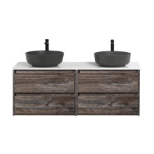 BelBagno Тумба со столешницей KRAFT 140 см, подвесная Pino Pasadena