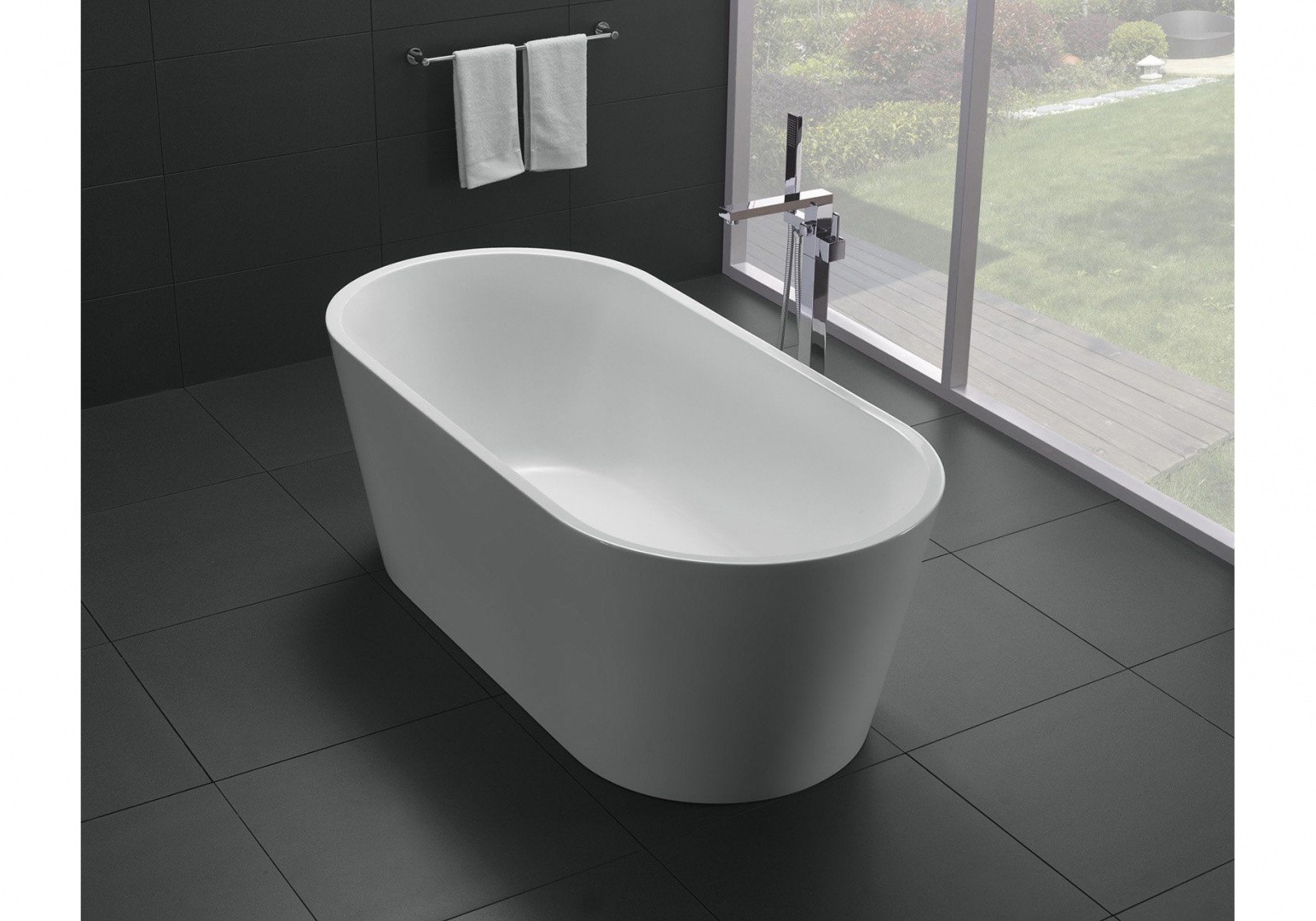 Приобрести ванна акриловая отдельностоящая belbagno 160x75 см, bb71-1600