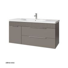 Caprigo Тумба с раковиной MONBAR 120 см, левая, айрон