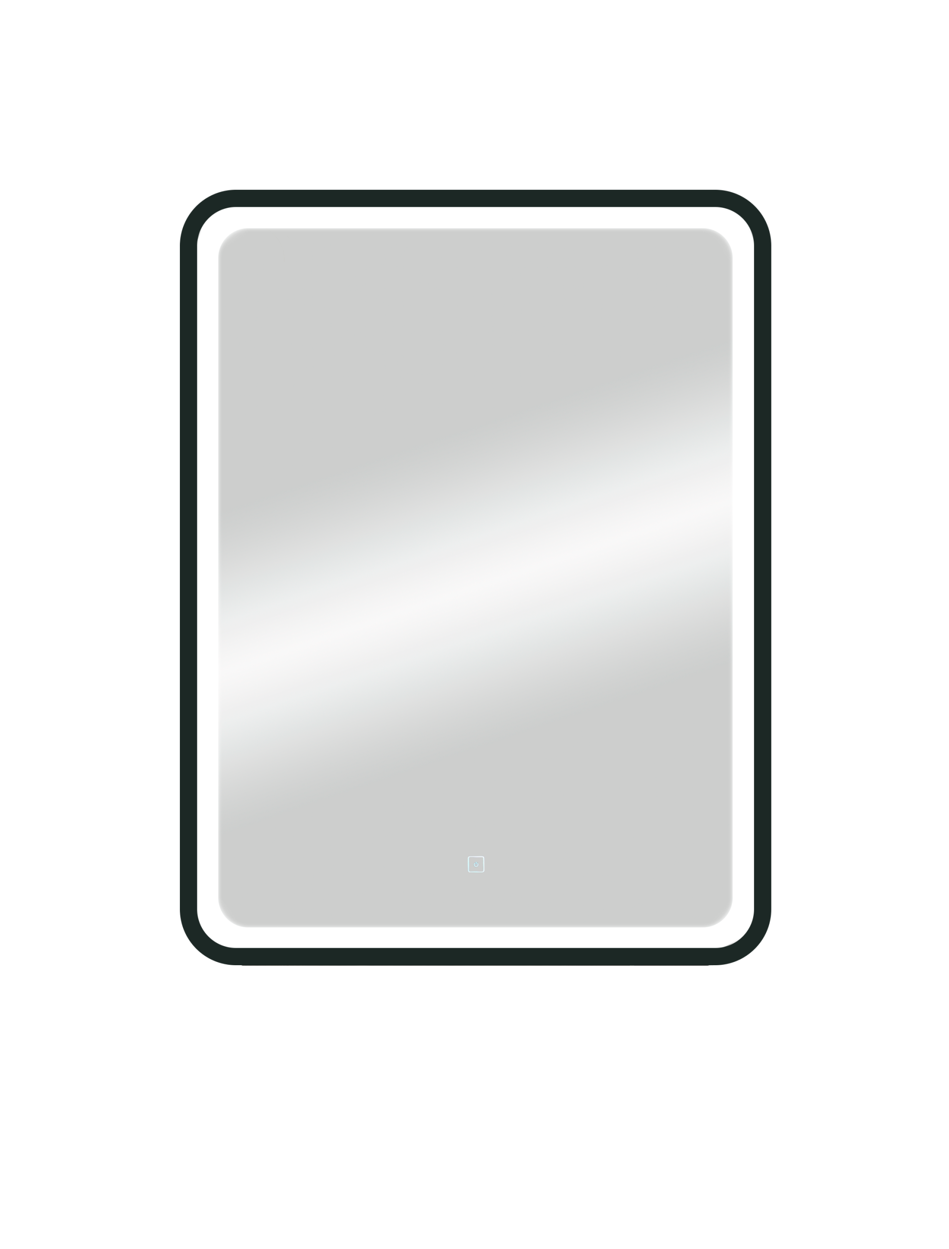 Приобрести mirsant зеркало premier black 60х80 см, с подсветкой ут000070011