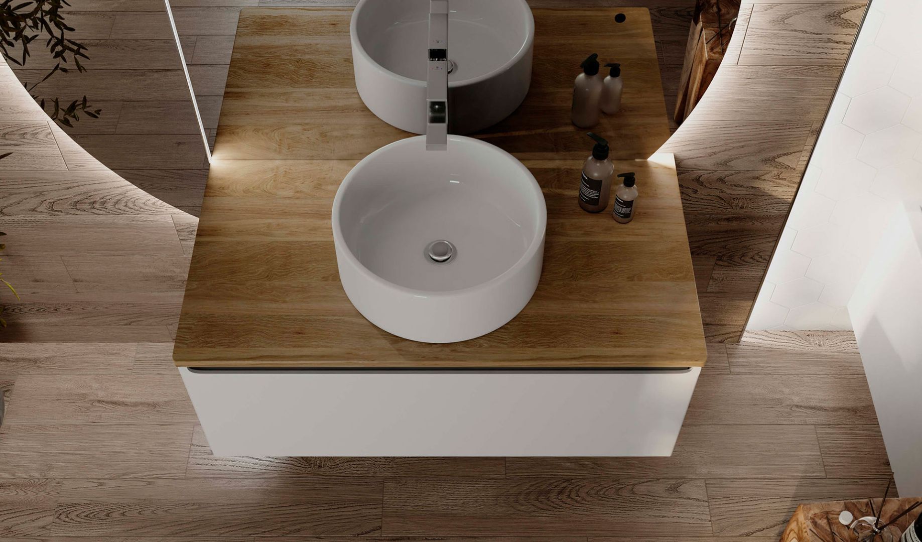 Приобрести jorno тумба подвесная solis 100 см со столешницей, белая